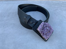 Load image into Gallery viewer, Large Square Amethyst Cluster Belt
