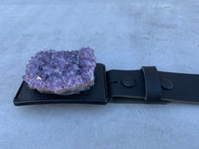 Load image into Gallery viewer, Large Square Amethyst Cluster Belt
