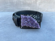 Load image into Gallery viewer, Large Square Amethyst Cluster Belt
