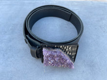 Load image into Gallery viewer, Large Square Amethyst Cluster Belt
