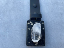 Load image into Gallery viewer, Large Clear Quartz Point Square-Shaped Belt
