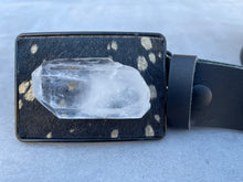 Load image into Gallery viewer, Large Clear Quartz Point Square-Shaped Belt
