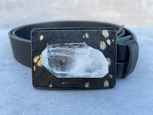 Load image into Gallery viewer, Large Clear Quartz Point Square-Shaped Belt
