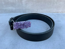 Load image into Gallery viewer, Medium Rectangle-Shaped Amethyst Cluster Belt
