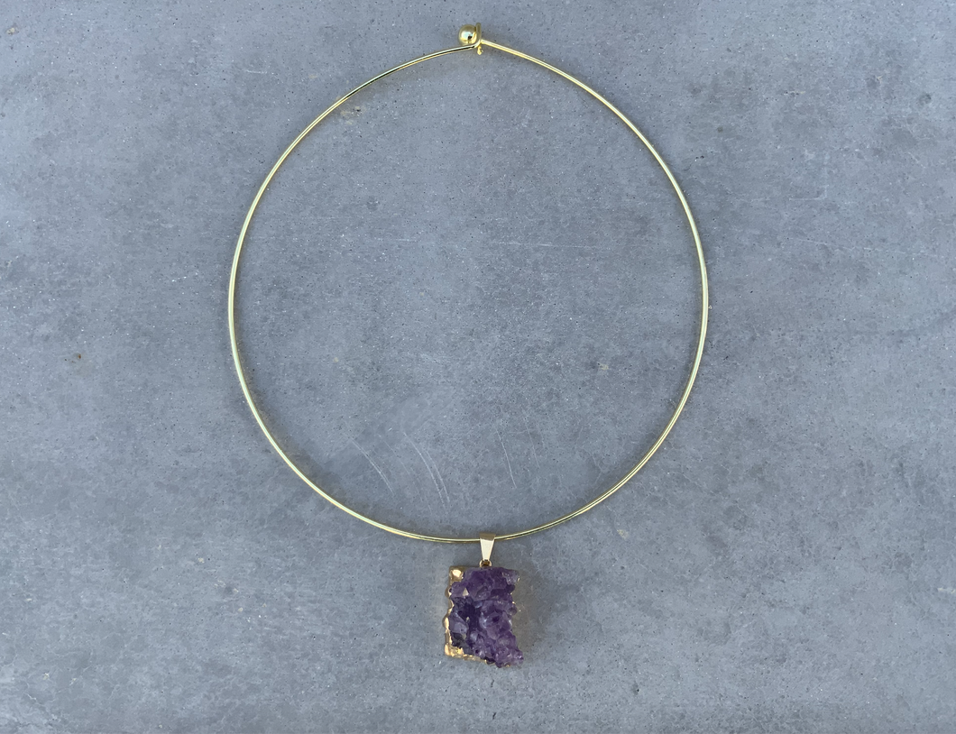 Amethyst Choker