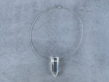 Load image into Gallery viewer, Quartz Point Silver Choker
