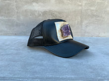 Load image into Gallery viewer, Third Eye Activation Hat with Large Amethyst Crystal
