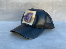 Load image into Gallery viewer, Third Eye Activation Hat with Large Amethyst Crystal
