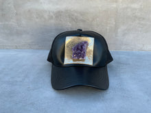 Load image into Gallery viewer, Third Eye Activation Hat with Large Amethyst Crystal
