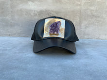 Load image into Gallery viewer, Third Eye Activation Hat with Large Amethyst Crystal
