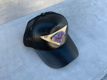 Load image into Gallery viewer, Third Eye Activation Hat with Large Amethyst Crystal
