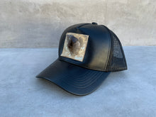 Load image into Gallery viewer, Third Eye Activation Hat with Large Smoky Crystal Points
