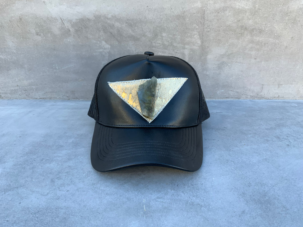 Third Eye Trucker Hat with Labradorite Stone