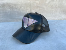 Load image into Gallery viewer, Third Eye Trucker Hat with Quartz Point Crystal
