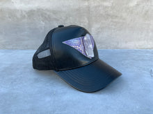 Load image into Gallery viewer, Third Eye Trucker Hat with Quartz Point Crystal
