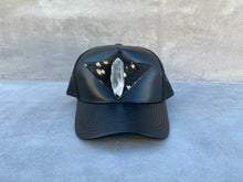 Load image into Gallery viewer, Third Eye Activation Hat with Quartz Point Crystal
