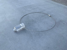 Load image into Gallery viewer, Quartz Point Silver Choker
