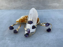 Load image into Gallery viewer, Amethyst Point Cuffs
