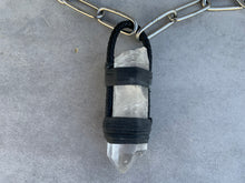 Load image into Gallery viewer, Xtreme XXL Quartz Point on Large Stainless Steel Chain
