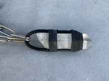 Load image into Gallery viewer, Xtreme XXL Quartz Point on Large Stainless Steel Chain
