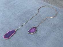 Load image into Gallery viewer, GEO Agate Gold Necklace
