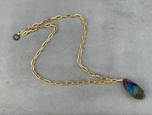 Load image into Gallery viewer, Medium Labradorite Necklace
