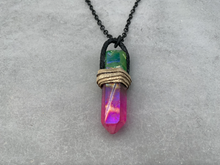 Load image into Gallery viewer, Medium Rainbow Quartz Necklace
