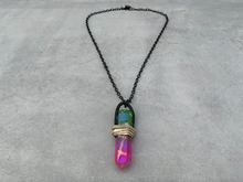 Load image into Gallery viewer, Medium Rainbow Quartz Necklace
