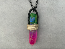 Load image into Gallery viewer, Medium Rainbow Quartz Necklace
