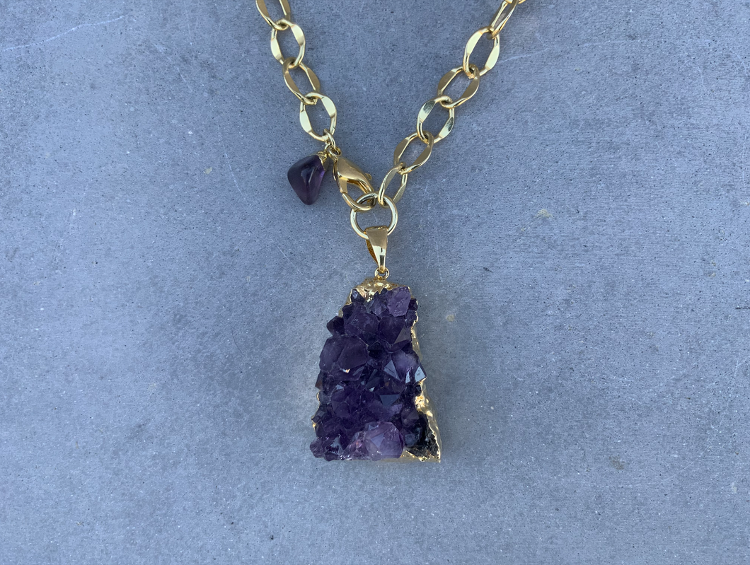 GEO Amethyst Necklace