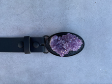 Load image into Gallery viewer, Large Oval Amethyst Cluster Belt
