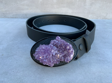 Load image into Gallery viewer, Large Oval Amethyst Cluster Belt
