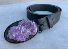 Load image into Gallery viewer, Large Oval Amethyst Cluster Belt
